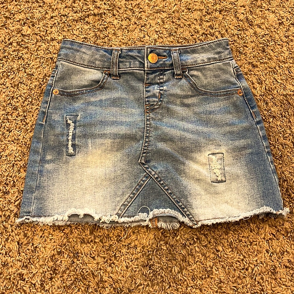 jean skirt